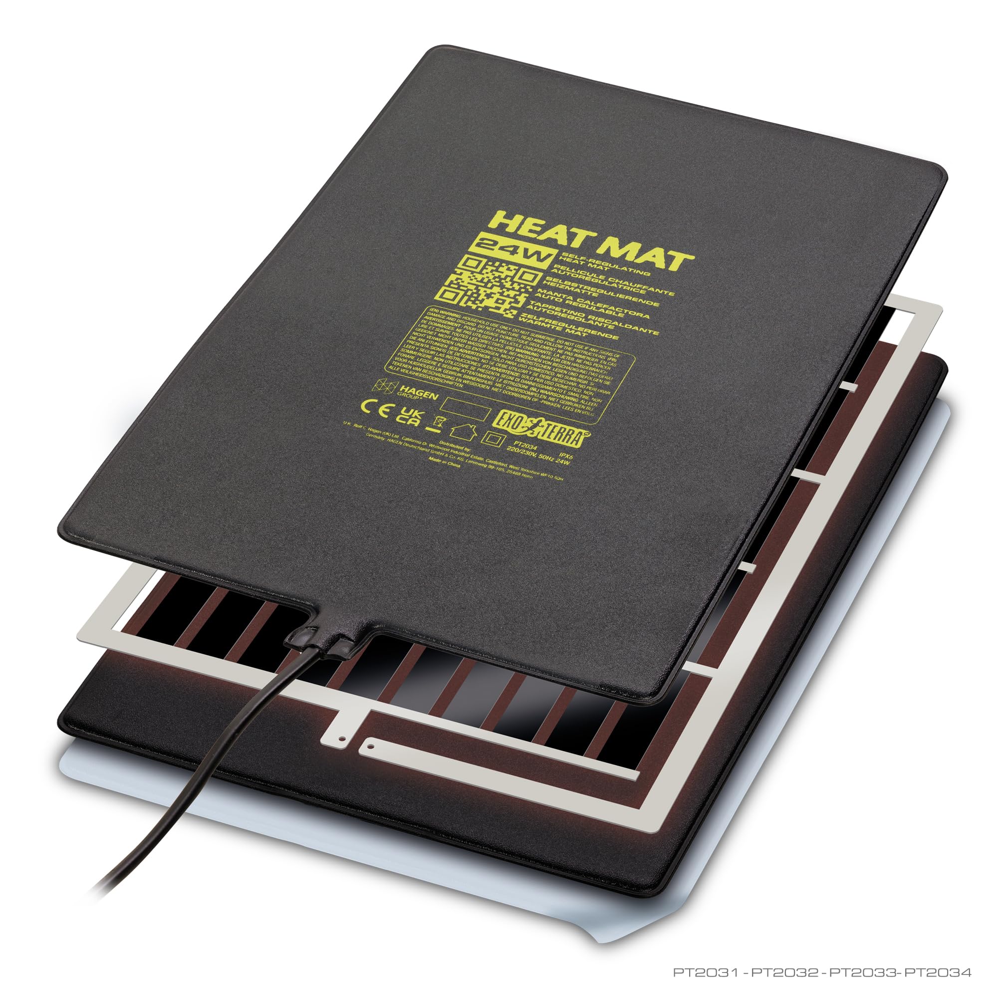 Exo Terra Heat Mat – Self-Regulating Reptile Heating Pad for Terrariums, Conductive Source for Reptiles & Amphibians, Fast Warm-Up, Safe & Energy Efficient, Even Distribution 16W - Image 4