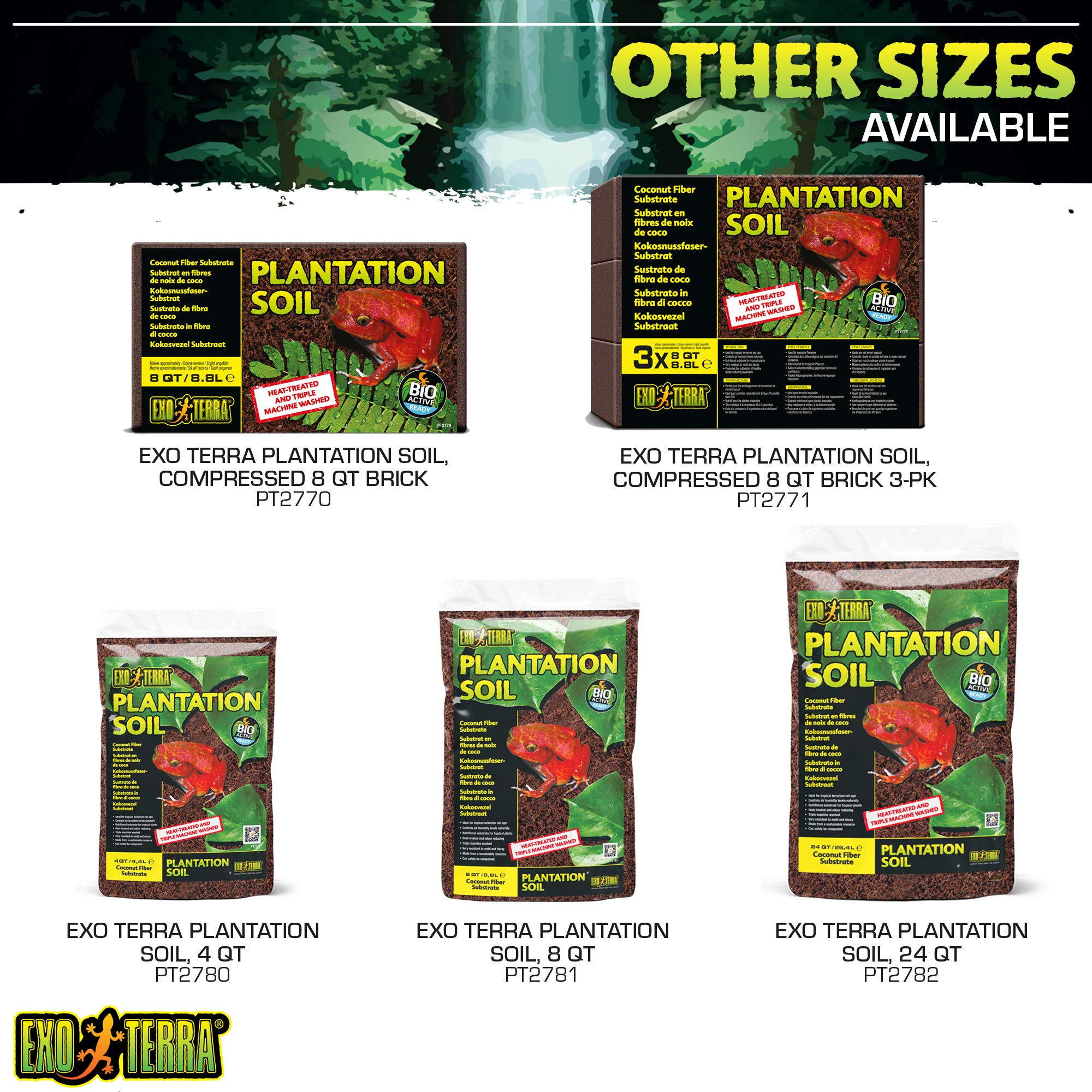 Exo Terra Plantation Soil, 8 Quarts - 3 Count (Pack of 1) - Image 7